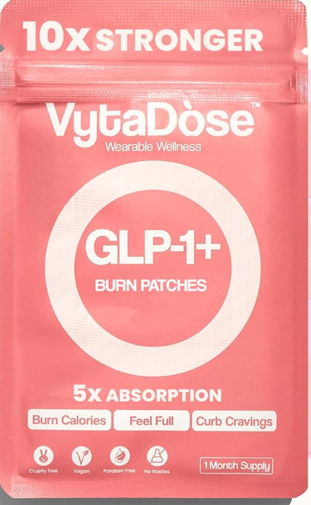 VytaDose GLP1 support patches box front